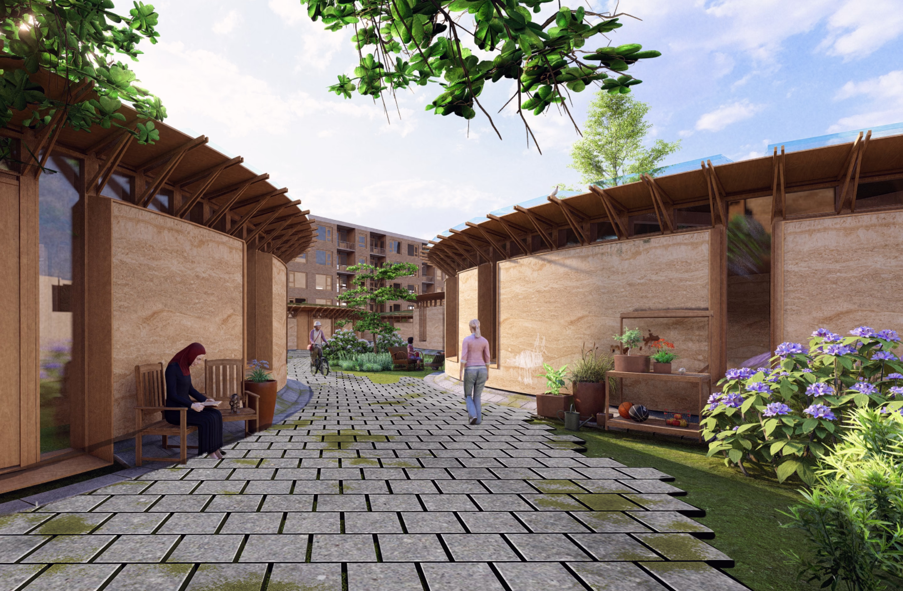 Streetview render of Gaia