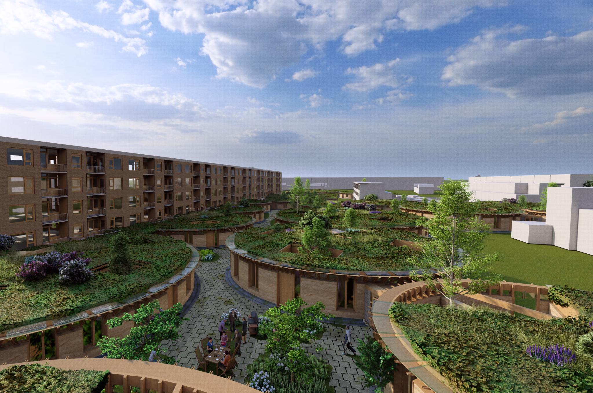 Render of Gaia neighborhood