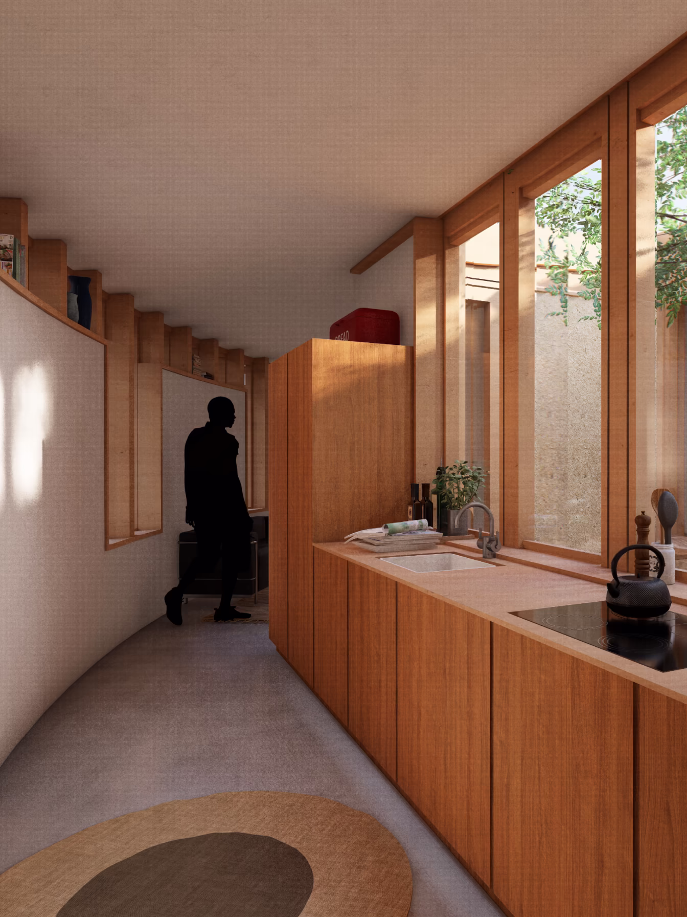 Interior render of Gaia