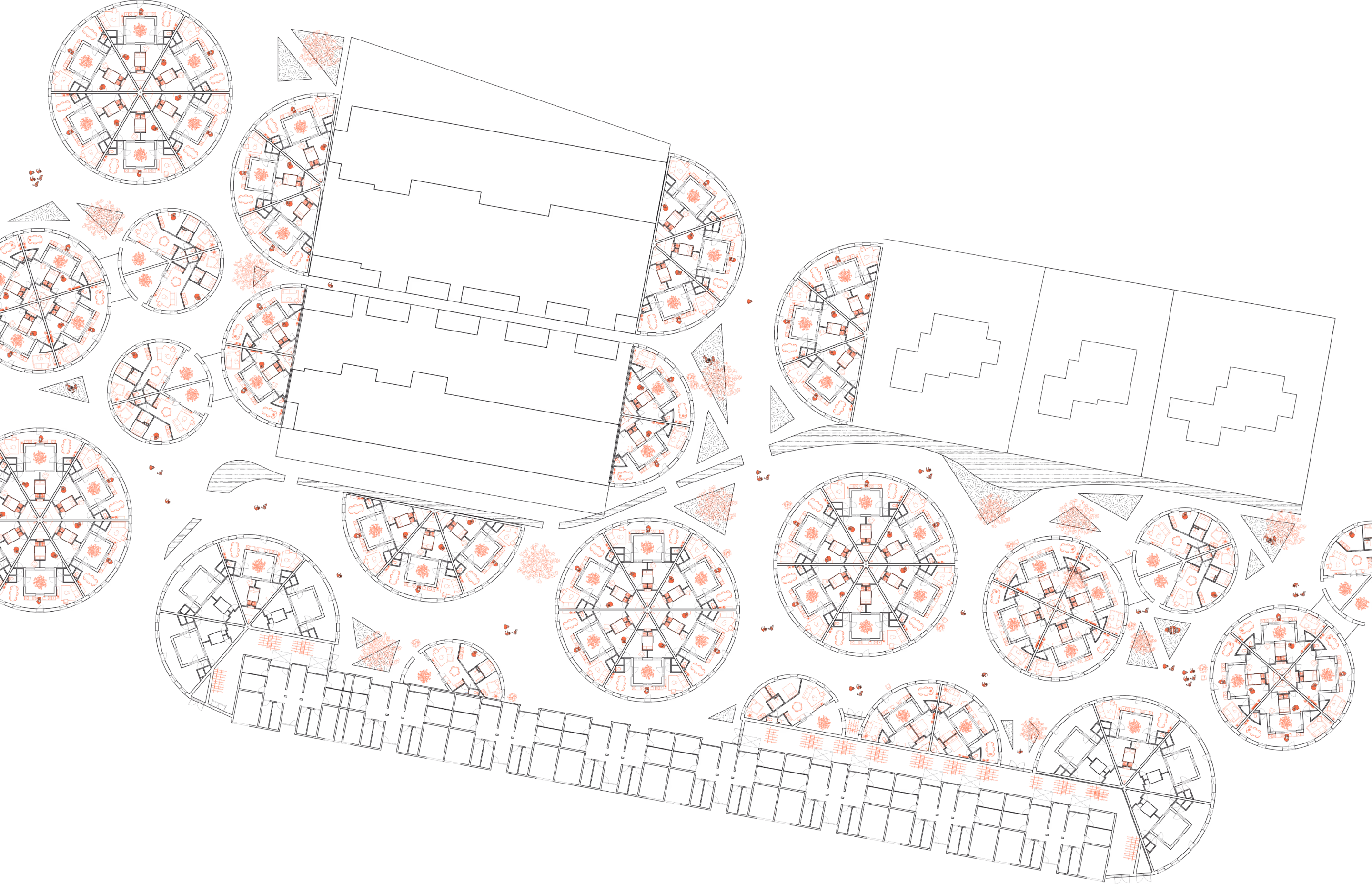 Render of Gaia neighbourhood