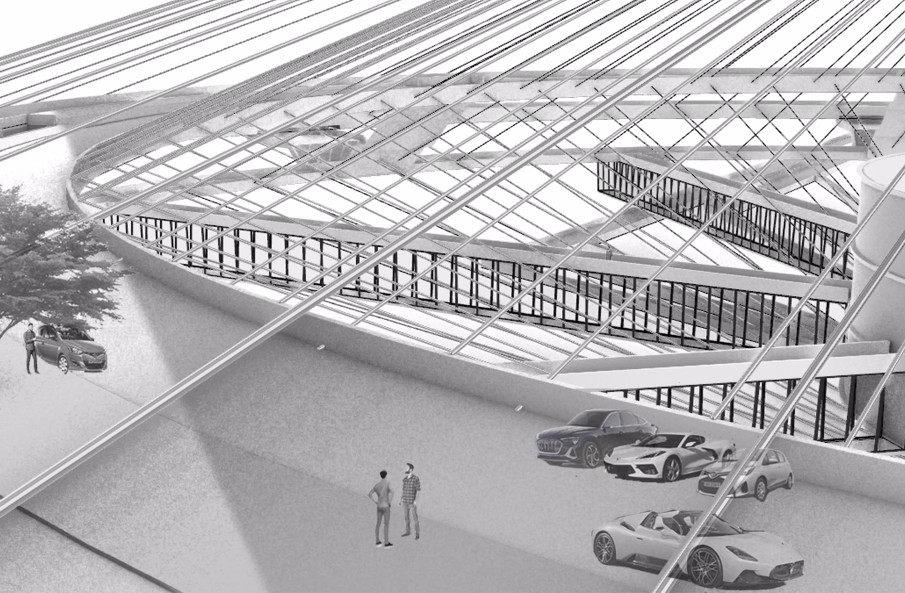 Render of The Terminal project